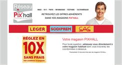 Desktop Screenshot of pixhall.fr