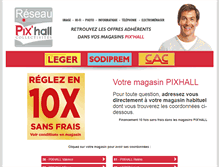 Tablet Screenshot of pixhall.fr